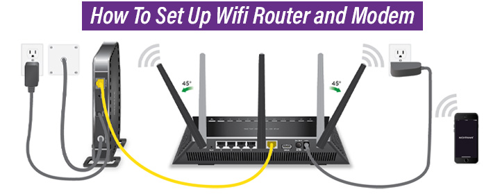 How To Set Up Wifi Router and Modem